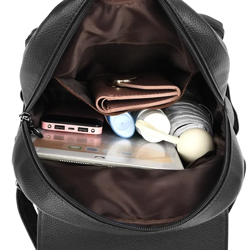 Spring Summer Ladies Large Capacity Lightweight Casual Travel Backpack Fashionable Outdoor Sports Bag Trendy Double Shoulder Bag - Image 2