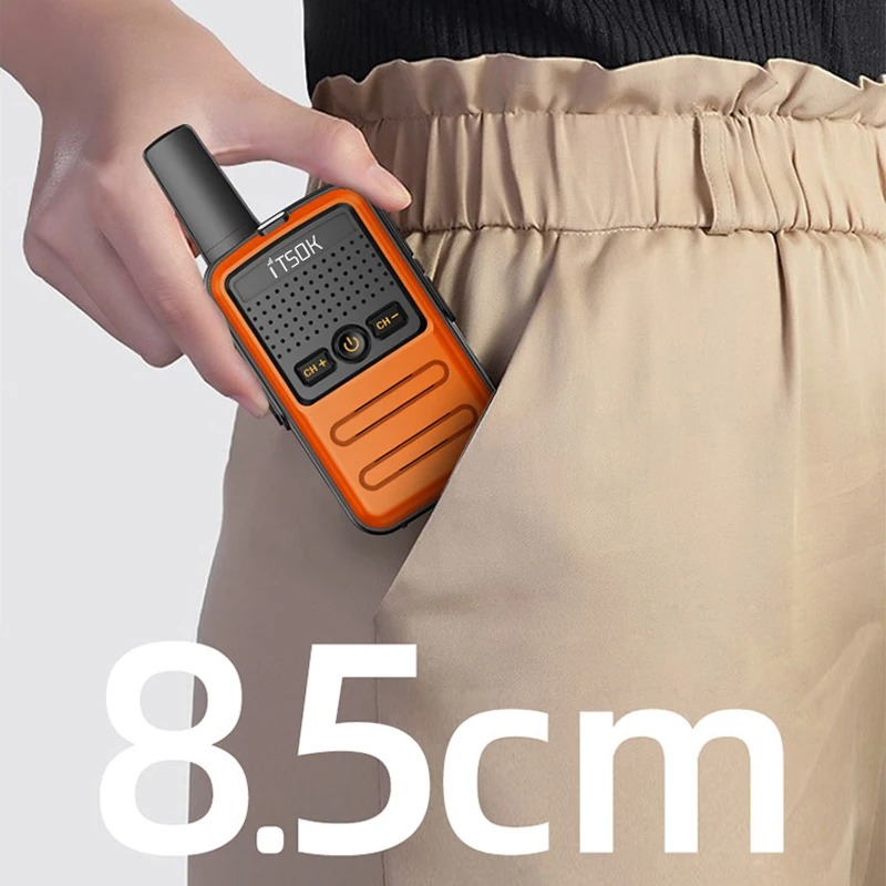 2pcs Mini Toy 1~5 Km UHF Gift Two Way Transceiver 1S 2S Tablet Colorful Fuselage New Kids Talki Walki Walkie Talkie Radio - Image 4