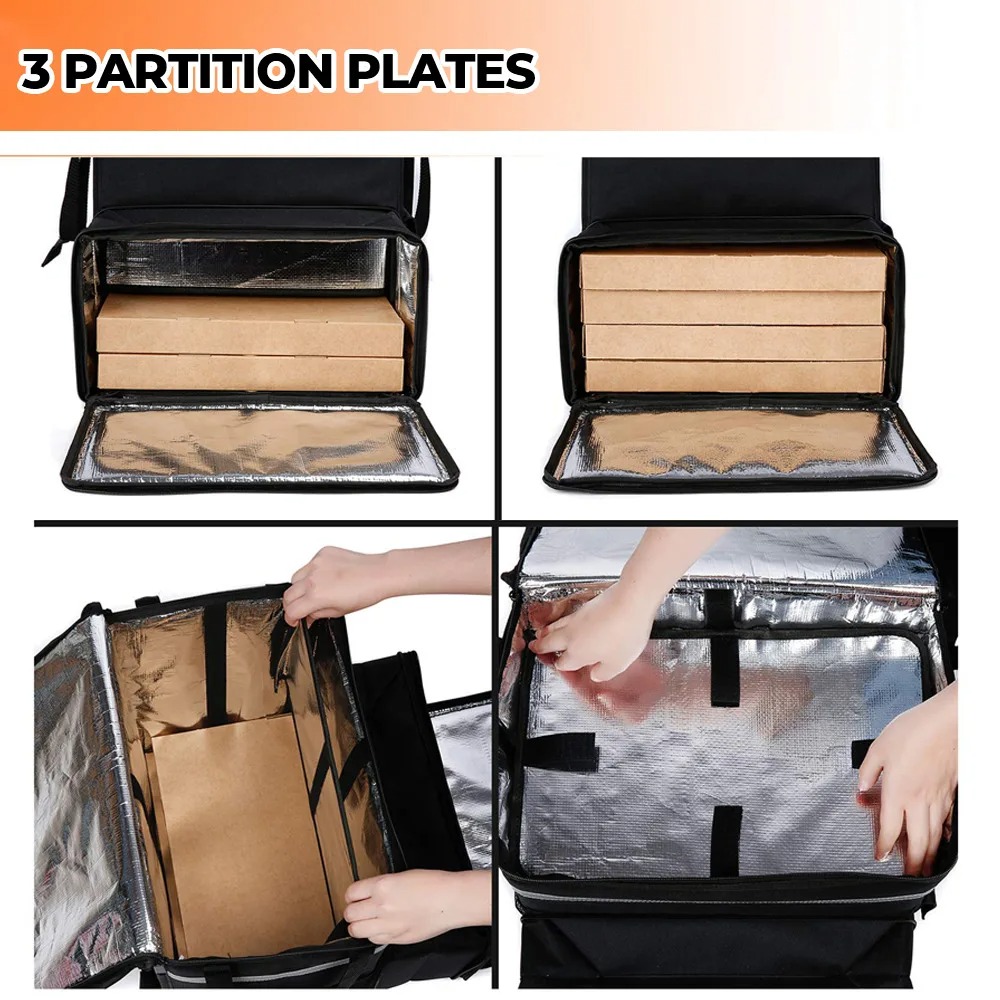 56L Thermal Backpack Waterproof Thickened Cooler Bag Thermal Food Bag Refrigerator Box Fresh Keeping Food Delivery Backpack - Image 5