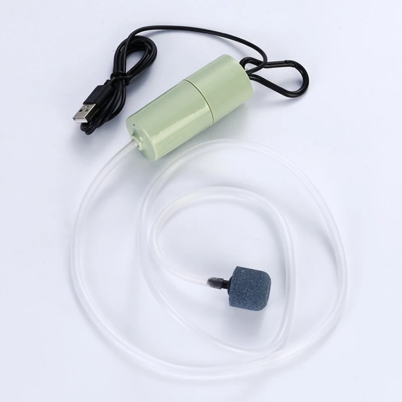 USB Aquarium Air Pump with Air Stone and Silicone Tube Energy Saving Oxygen Pump for Aquarium fishing - Image 6