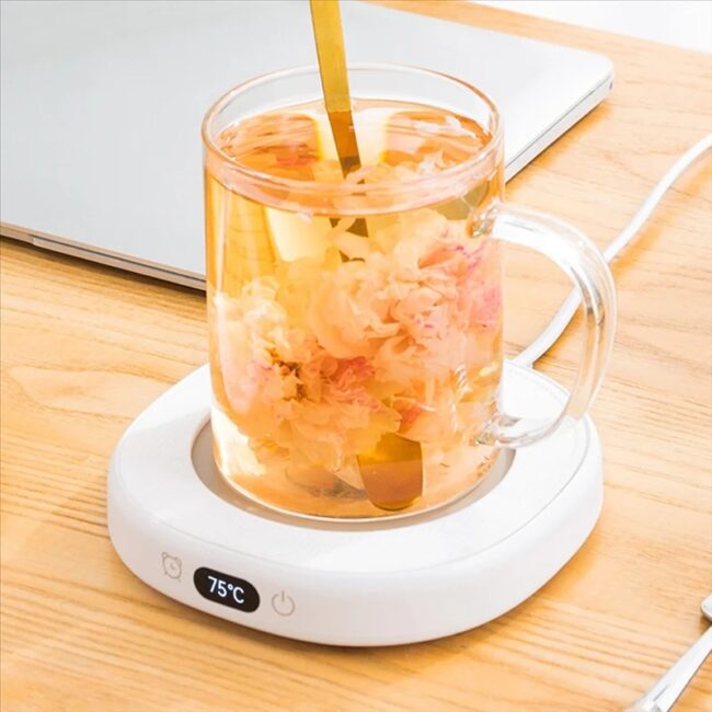 B82B-Mug Warmer Smart Coffee Cup Warmer Electric Beverage Warmer For Coffee Tea Beverage Milk US Plug