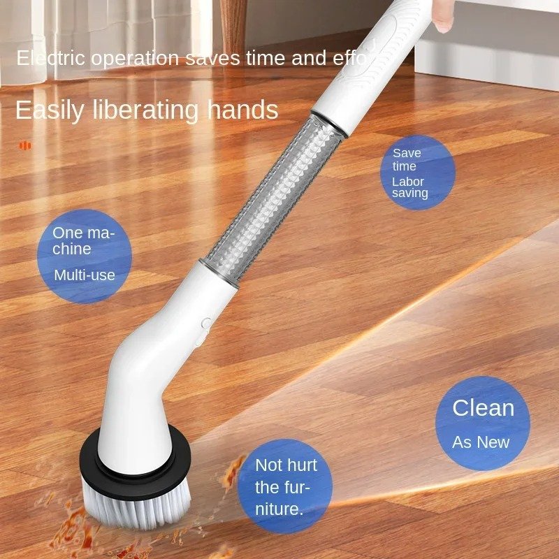 New Style Electric Cleaning Brush 5 in 1 Electric Multi-functional Home USB Automatic Cleaning Brush for Kitchen & Bathroom - Image 6