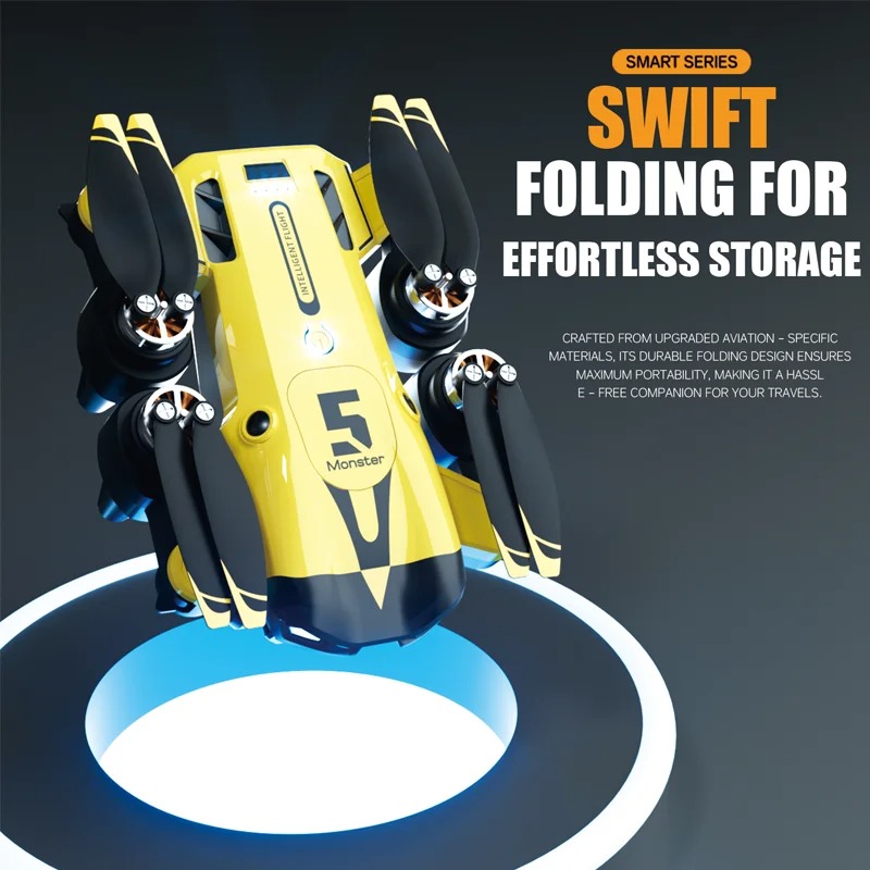 New M5 Max Drones 5G Professinal 8K HD Camera 360° Wide Angle Optical Flow Localization Brushless Motor RC Quadcopter Toys Gifts - Image 4