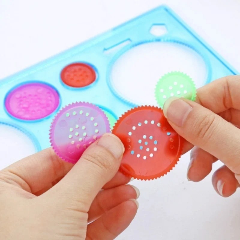 Creative Painting Multifunctional Puzzle Body Tracer Geometry Ruler Student Drawing Tool Painting Ruler Learning Art Tool - Image 6