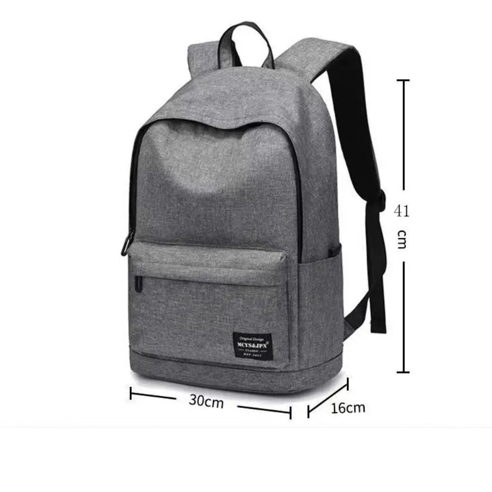 Trendy Men's Minimalist Backpack Versatile Backpack Large Capacity School Student Computer Travel Bag Washable Unisex Backpack - Image 7