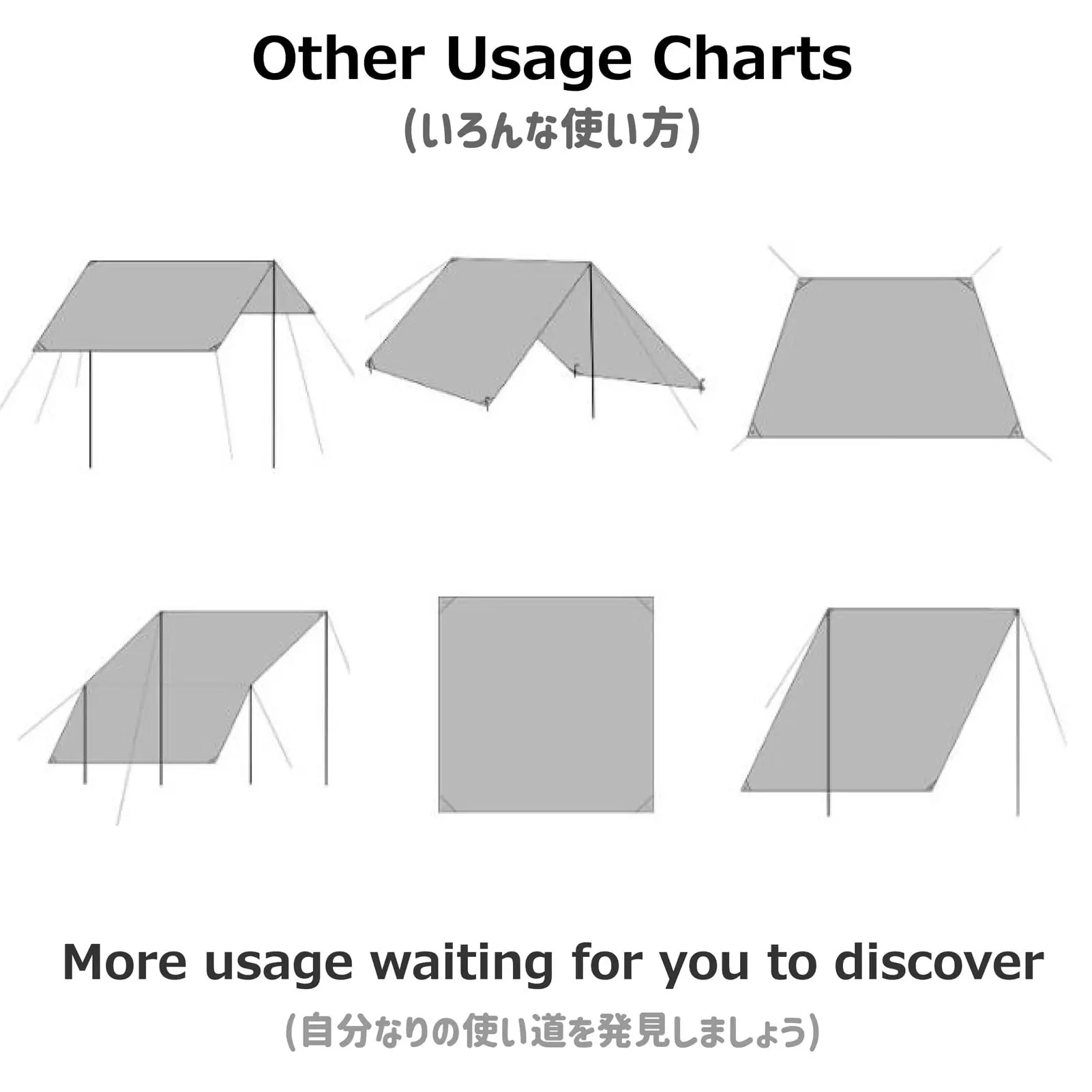 Waterproof Camping Tent Tarp Hammock Rain Fly Footprint Ground Cloth Shelter Sunshade Beach Picnic Blanket Mat for Outdoor - Image 5