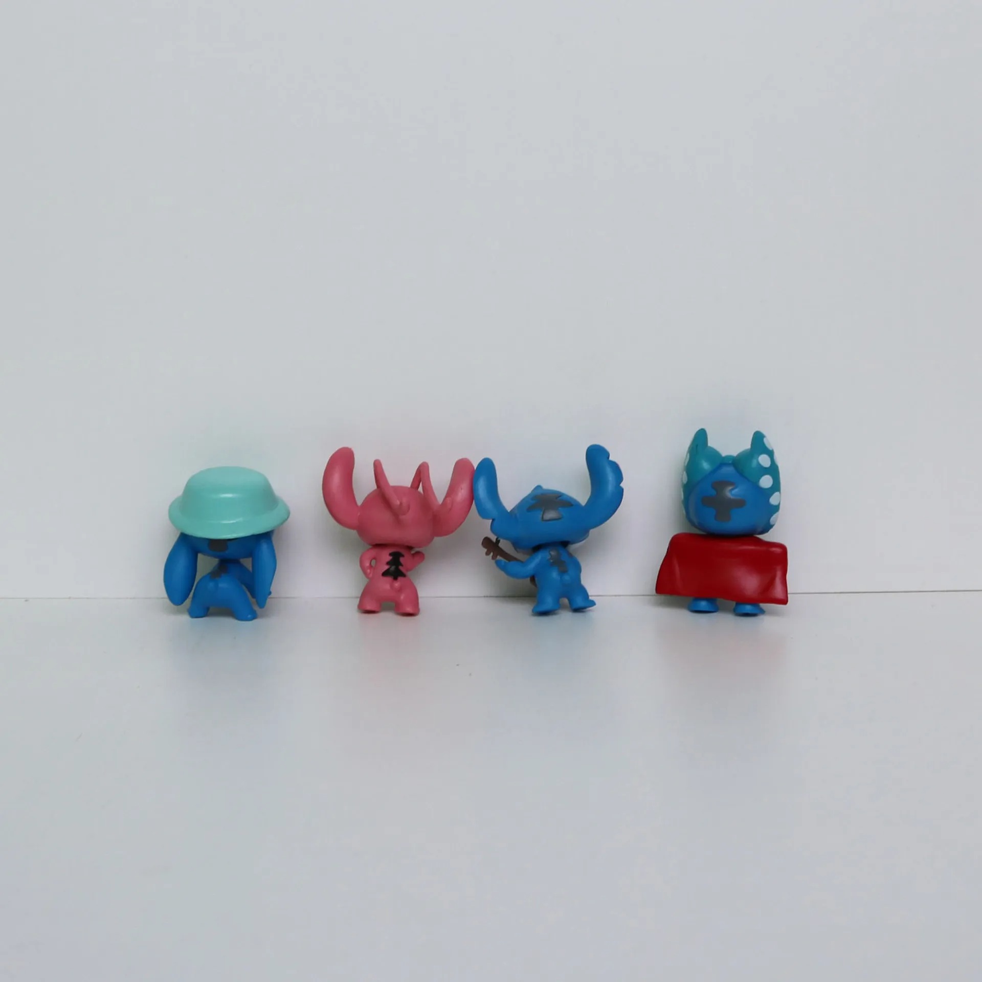 10Pcs/Set Cartoon Anime Lilo & Stitch Angel Action Figure Model Desktop Ornament Collection Birthday Cake Decoration Kids Toys - Image 5