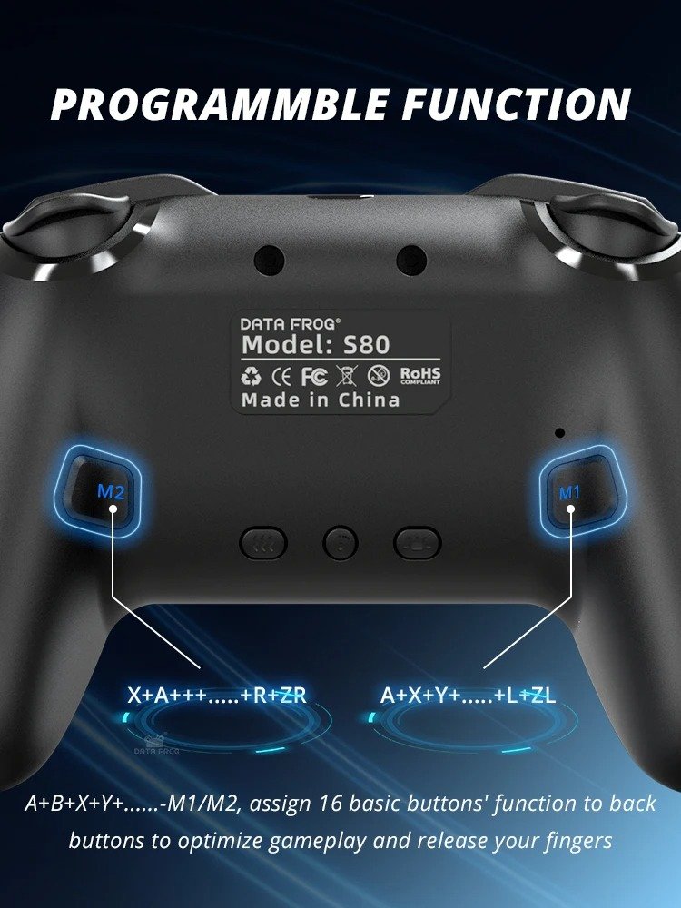 DATA FROG Switch Pro Controllers for Switch/Switch Lite Wireless Remote Gamepad For Joystick Pro Controllers PC For Switch OLED - Image 5