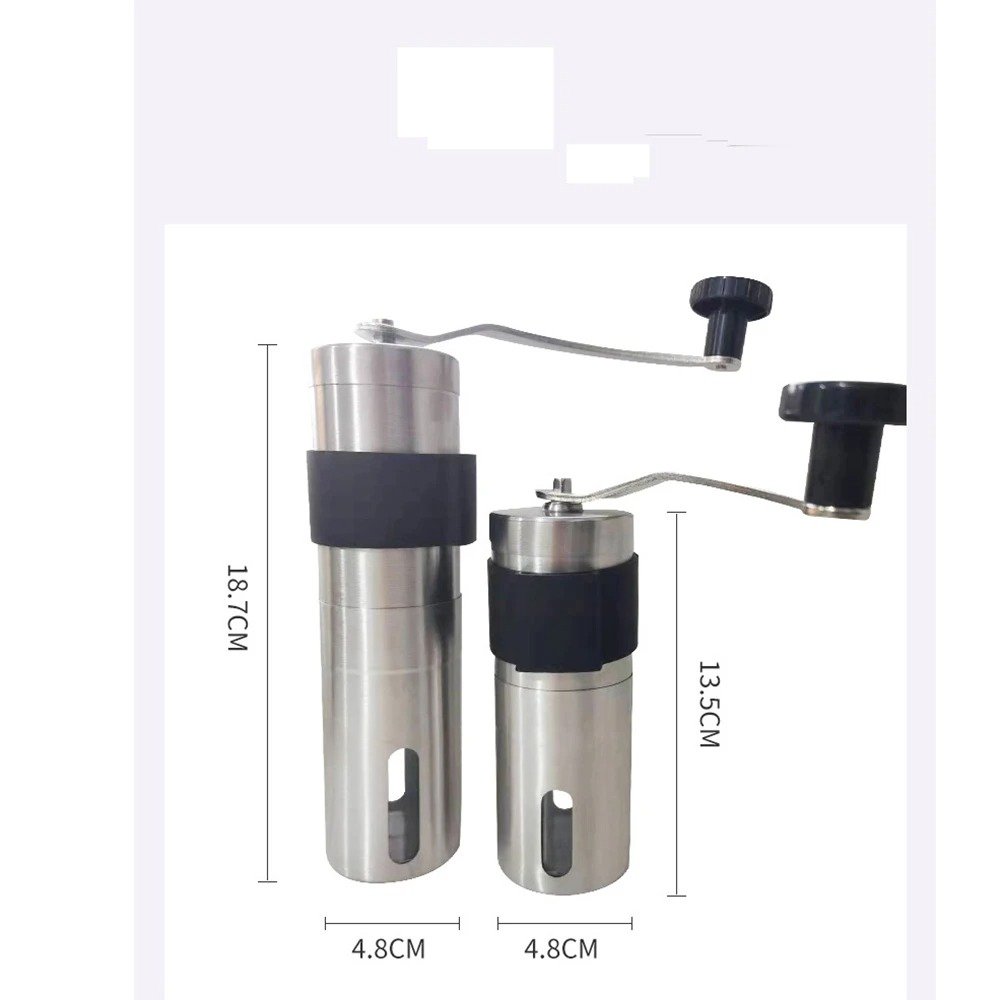 Manual Coffee Grinder Portable Coffee Bean Grinders Mini Stainless Steel Easy Hand Handmade Mill Foamer Kitchen Accessories Tool - Image 7