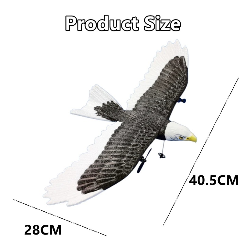 RC Plane Wingspan Eagle Aircraft Fighter 2.4G Radio Control Remote Control Hobby Glider Airplane Foam Boys Toys for Children - Image 5