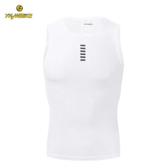 YKYWBIKE Men Cycling Base Layer Vest Summer Ride Jersey MTB Bike Bicycle Mesh Underwear Cycle Clothing