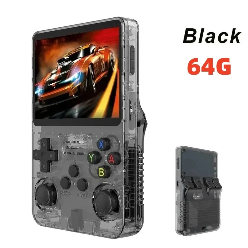 ARKOS R36S Retro Handheld Video Game Console Linux System 3.5 Inch IPS Screen R35s Pro Portable Pocket Video Player 64GB Games - Image 7