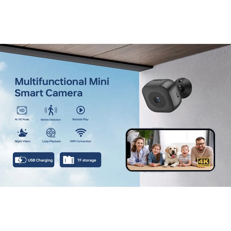 XIAOMI MIJIA Security Camera Mini Full Color Night Vision HD WiFi Real Time Monitor Waterproof Motion Detect Surveillance Camera - Image 6