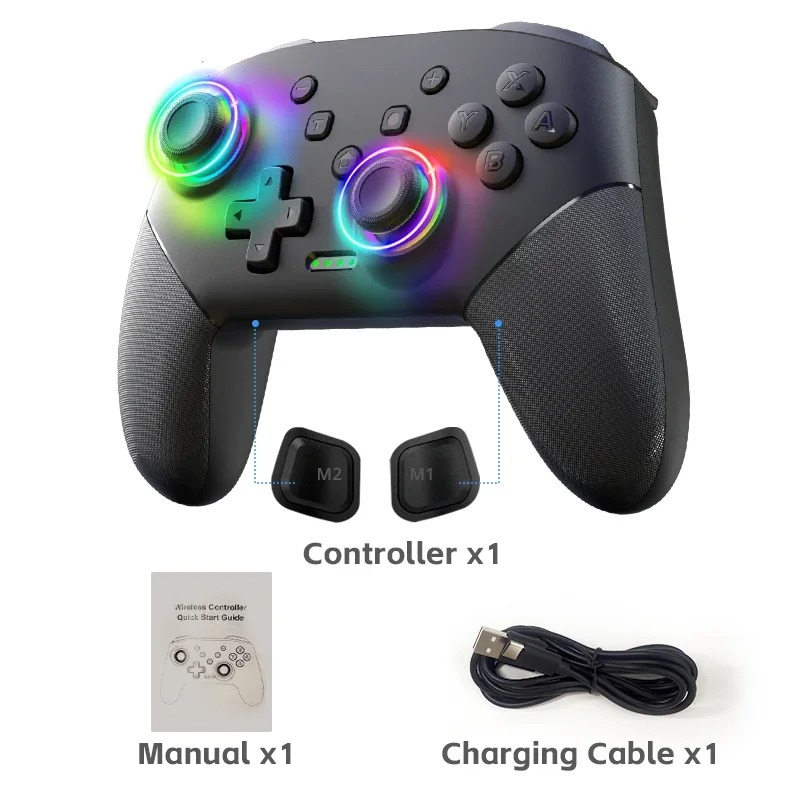 DATA FROG Switch Pro Controllers for Switch/Switch Lite Wireless Remote Gamepad For Joystick Pro Controllers PC For Switch OLED - Image 6
