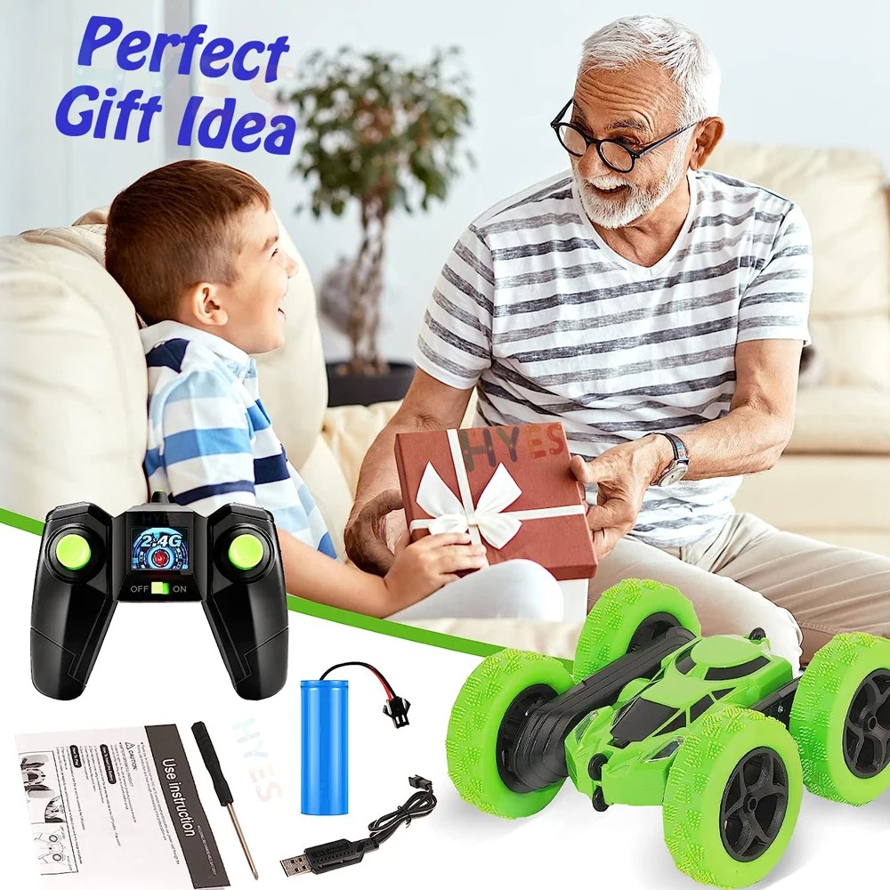 RC Stunt Car Children Double Sided Flip 2.4Ghz Remote Control Car 360 Degree Rotation Off Road Kids Rc Drift Car Toys Gifts Boys - Image 4