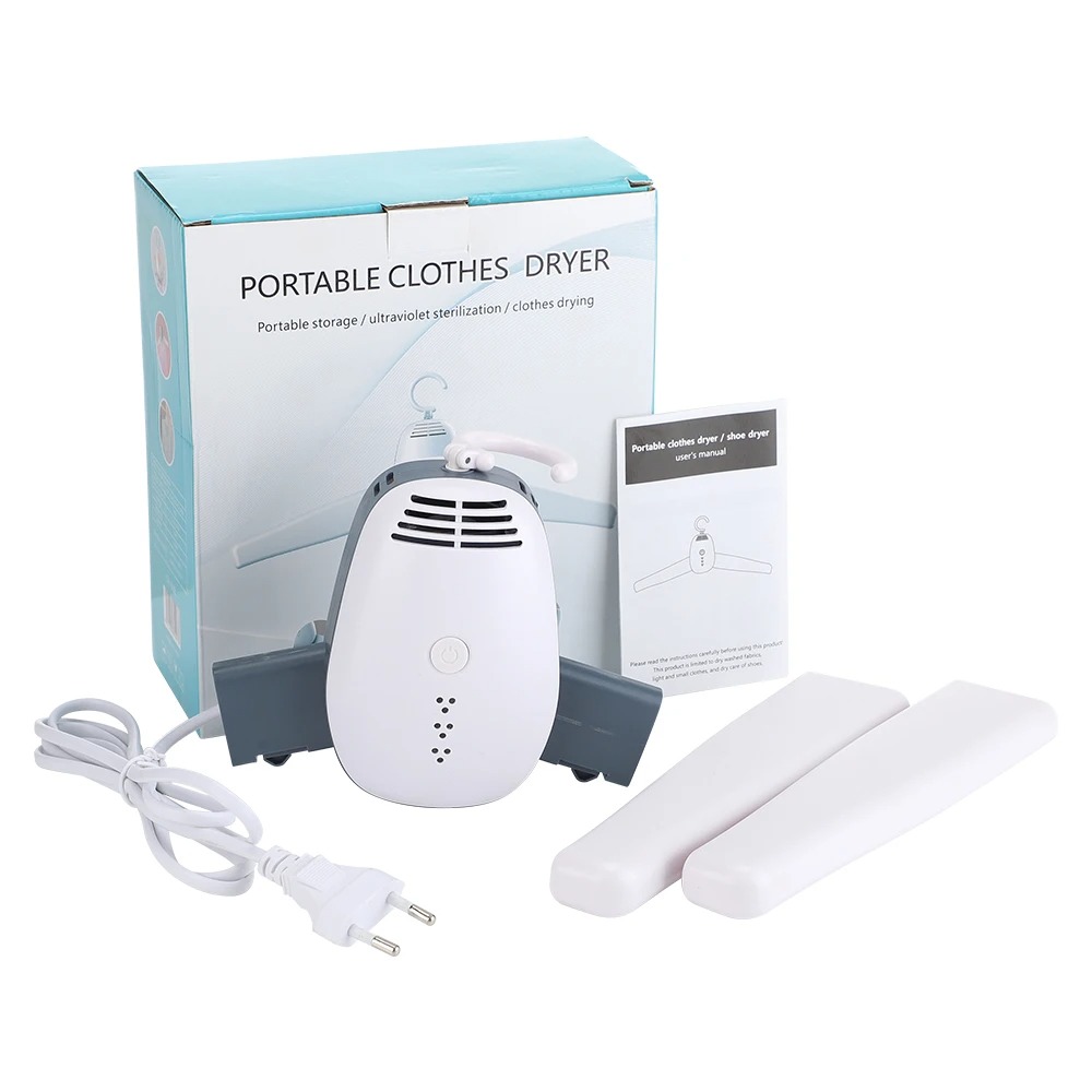 Electric Clothes Drying Rack Hang Clothes Dryer UV Sterilization Portable Travel Home Business Mini Folding Clothes Heater - Image 8