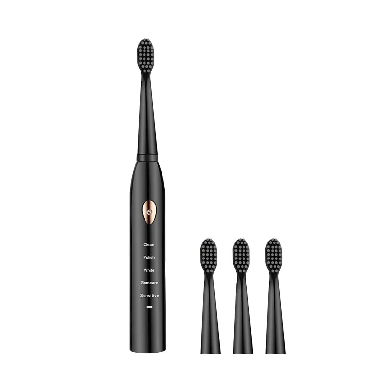 Jianpai Adult Black White Classic Acoustic Electric Toothbrush Adult 5-gear Mode USB Charging IPX7 Waterproof Acoustic Electric - Image 8