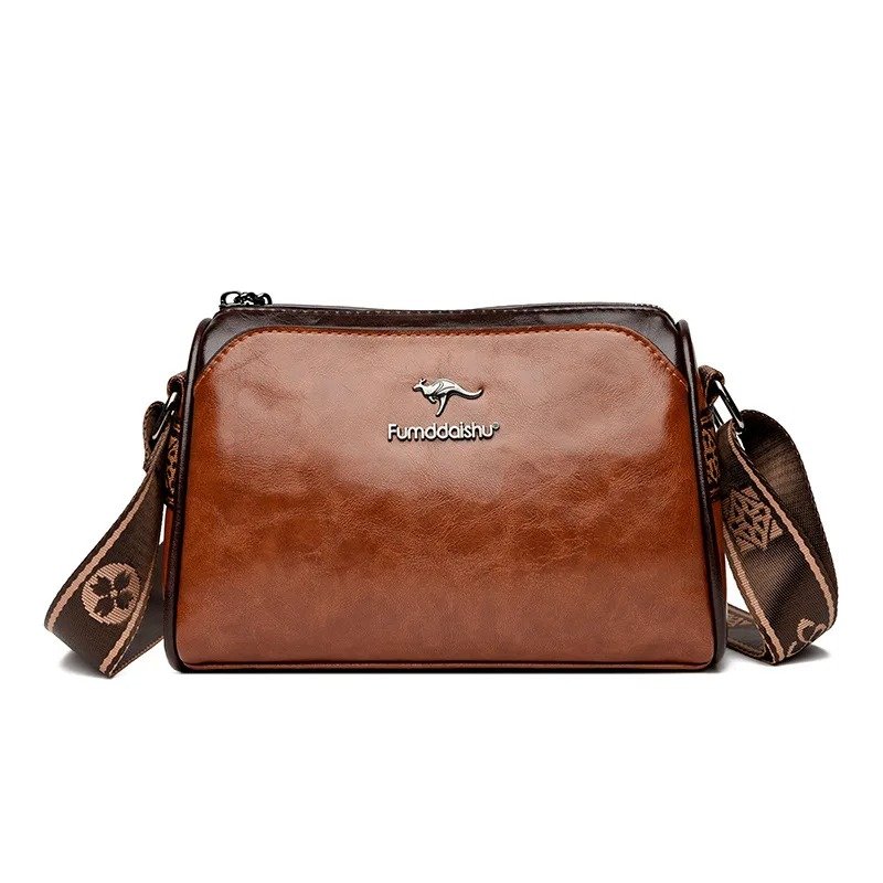 Women's shoulder bag Women's bag retro double-sided pillow bag large capacity solid color shoulder bag crossbody bag - Image 8