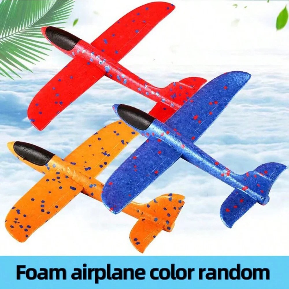 Children's Ejection Aircraft Toys Foam Aircraft Glider Parent-child Outdoor Games Toys Children's Gifts Foam Shooting Flying Toy - Image 7