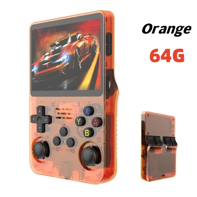 ARKOS R36S Retro Handheld Video Game Console Linux System 3.5 Inch IPS Screen R35s Pro Portable Pocket Video Player 64GB Games - Image 9