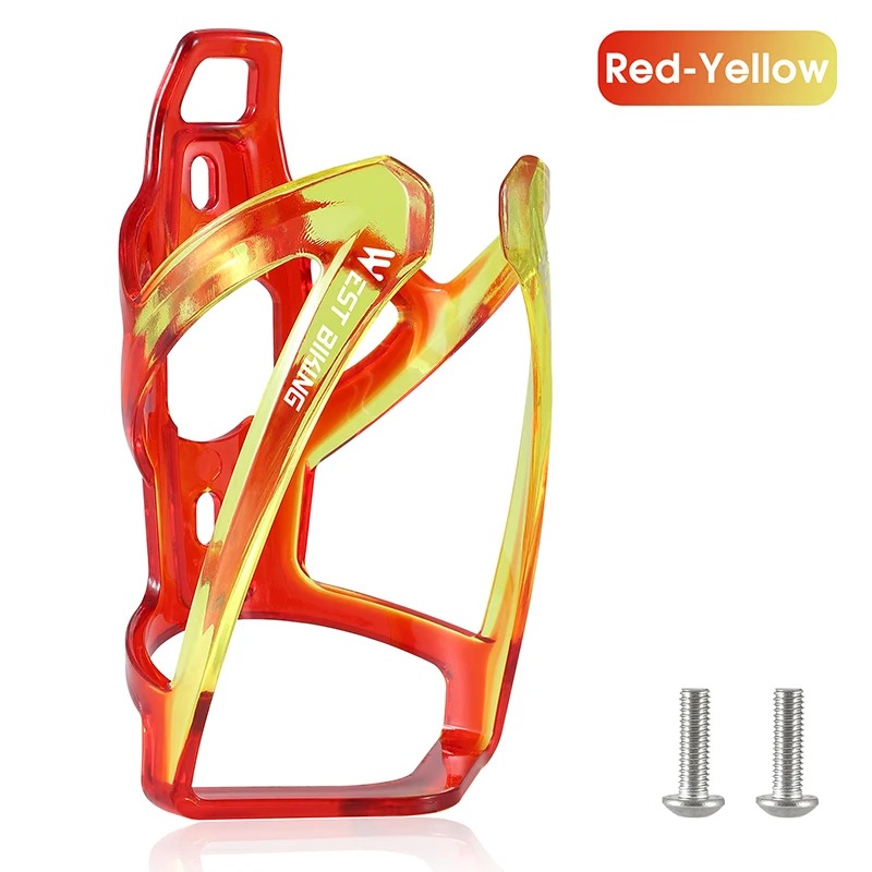 WEST BIKING Bicycle Water Bottle Cage Colorful Gradient Cycling Bottle Holder Ultralight MTB Road Bike Water Bottle Bracket - Image 9