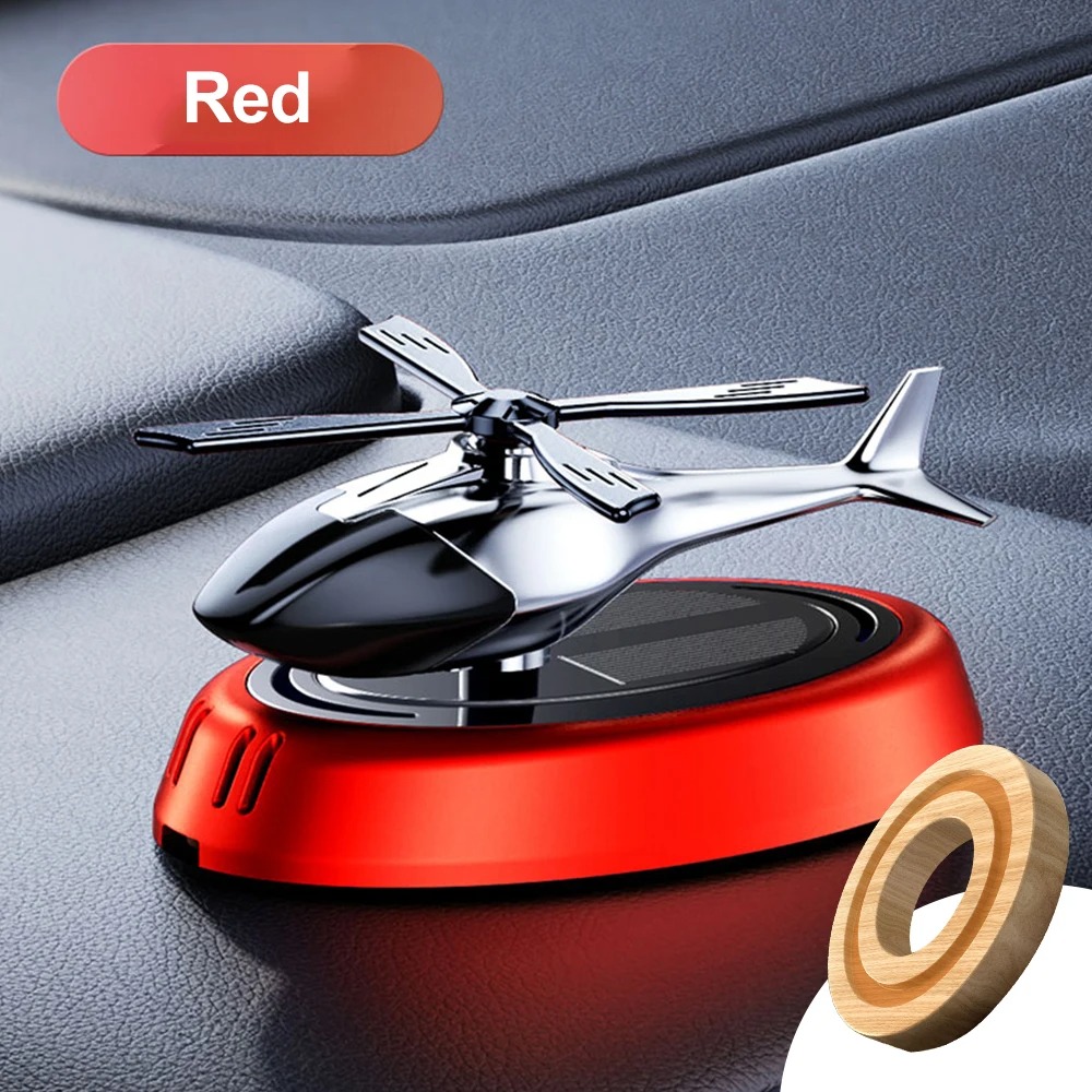 Helicopter Styling Solar Car air freshenerDecorative Aromatherapy Car interior accessories Propeller rotary perfume diffuser - Image 13