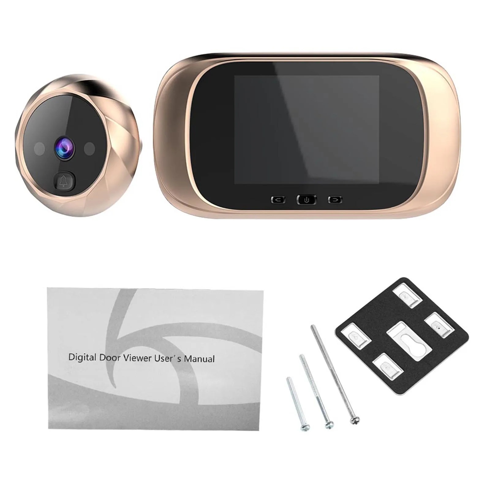 Digital Door Viewer Peephole Door Camera Doorbell 2.8-inch Night Vision Photo Shooting Digital Door Monitoring for Home Security - Image 9