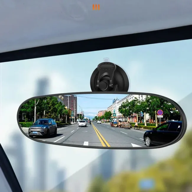 Universal Rearview Mirror Car-styling Interior Rear View Mirror Adjustable Suction Cup 360° Rotates Car Rear Mirror Accessories