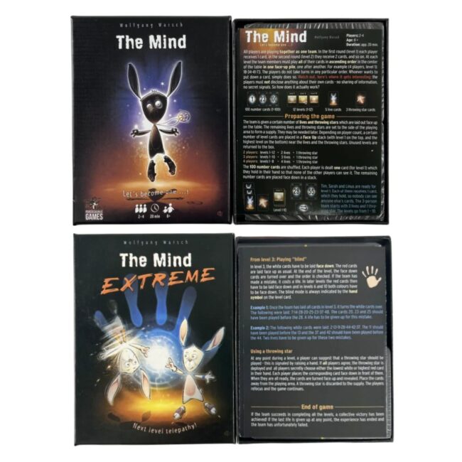 The Mind Card Game Para Festa, Puzzle Board Game, Team Experience, Jogo interativo