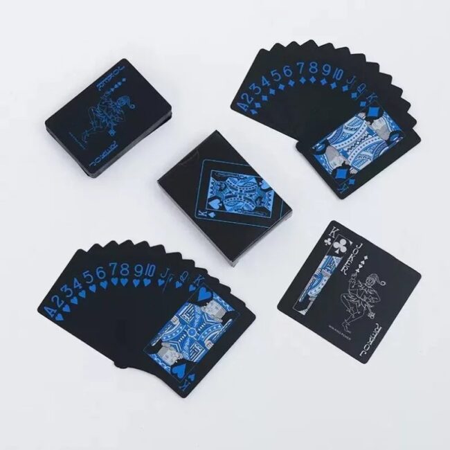 Waterproof PVC Illusionist Poker Cards - Durable & Aesthetically Enhanced Design - Perfect for Game Nights, Parties & Family Fun