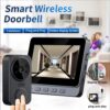 Wireless Video Doorbell Camera Bundle, Smart Security Camera with Night Vision, 2.4G WiFi, HD, Motion Detection, Cloud Storage