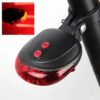 5 LED Bike Tail Lamp Night Riding Laser Light Outdoor Cycling Waterproof Safety Warning Taillight