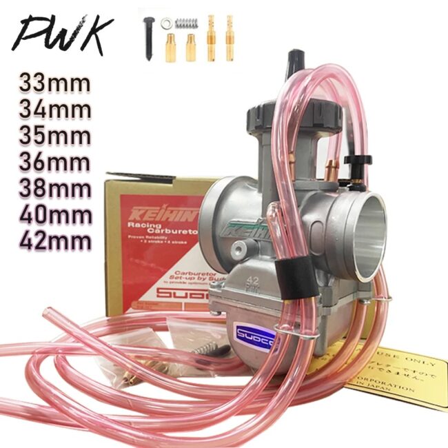 For KEIHIN 2T 4T Scooter ATV UTV 250CC 300CC 350CC 400CC Engine Motorcycle PWK 33mm 34mm 35mm 36mm 38mm 40mm 42mm Carburetor