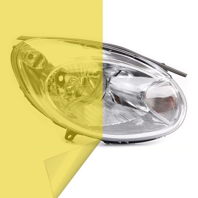 Car Color Headlight Lamp Film Fog Lamp Self-Adhesive Waterproof Sticker Auto Headlight Tailing Moulding Foil for Car Accessories