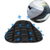 SEAMETAL Motorcycle Seat Cushion Black Foam Soft Comfortable Breathable Seat Covers Mats Motorcycles Electric Bike Accessories