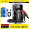 12800mAh Car Jump Starter Portable Power Bank Car Battery Booster 12V Car Starting Device for Petrol 7.0L Diesel 5.5L