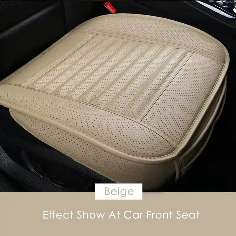 Car Seat Covers Protectors,Luxury PU Leather Breathable Car Interior Seat Cushion Pad Mat for Sedan SUV Truck Jeep Mini Van - Image 10
