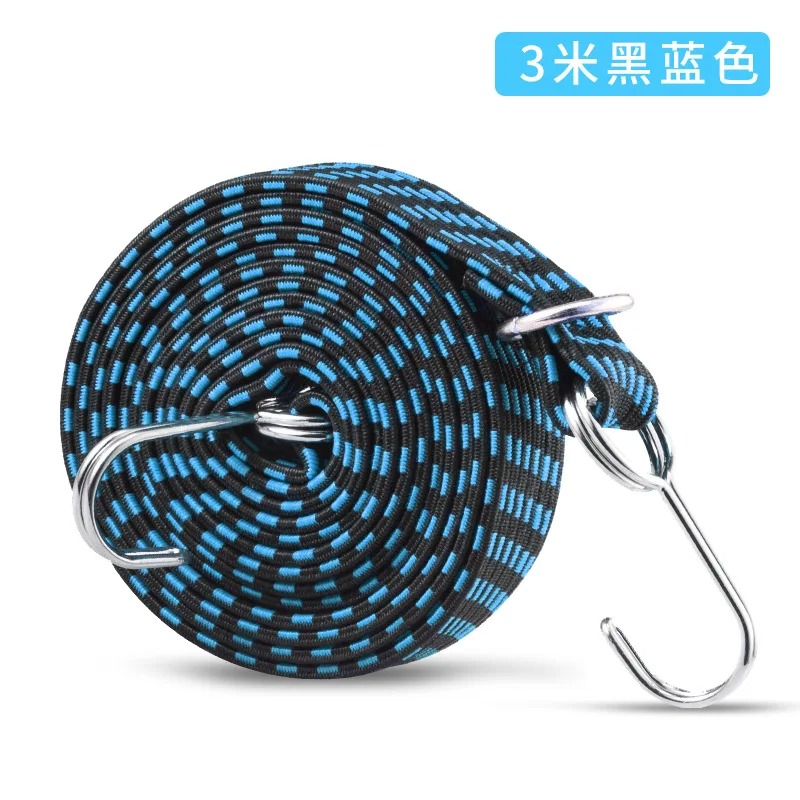 Motorcycle Elastics Rubber Luggage Rope Cord Hooks Bikes Rope Tie Auto Luggage Roof Rack Strap Fixed Band Hook Car Accessories - Image 9