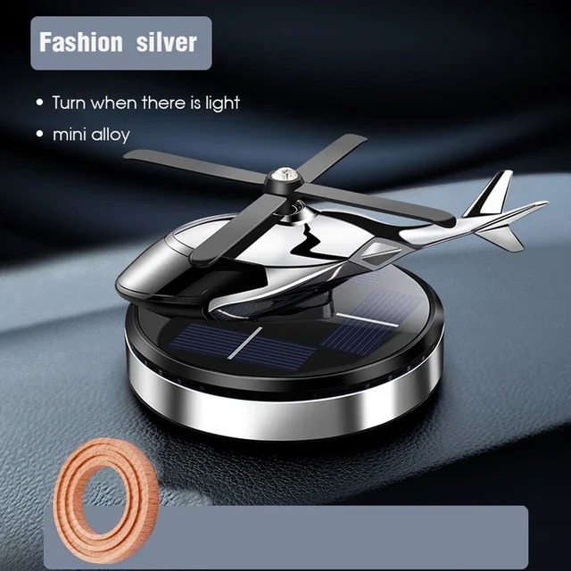 Helicopter Styling Solar Car air freshenerDecorative Aromatherapy Car interior accessories Propeller rotary perfume diffuser - Image 11