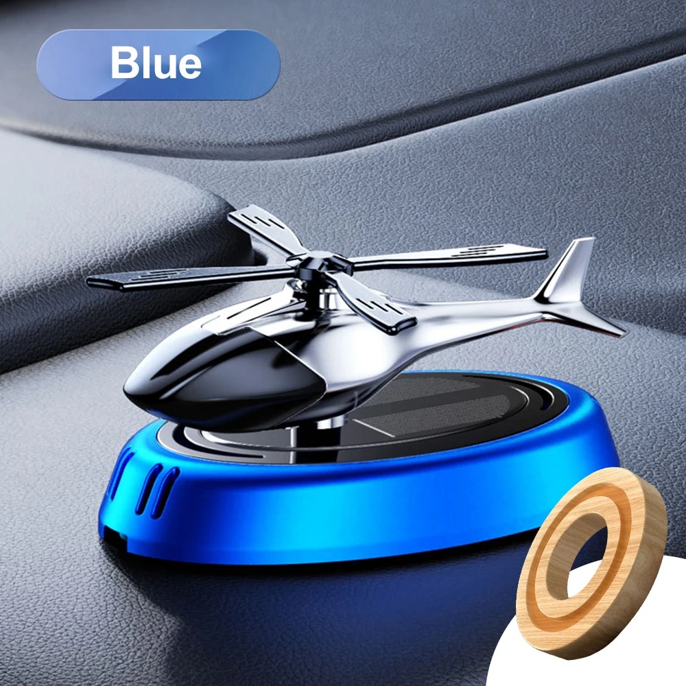 Helicopter Styling Solar Car air freshenerDecorative Aromatherapy Car interior accessories Propeller rotary perfume diffuser - Image 12