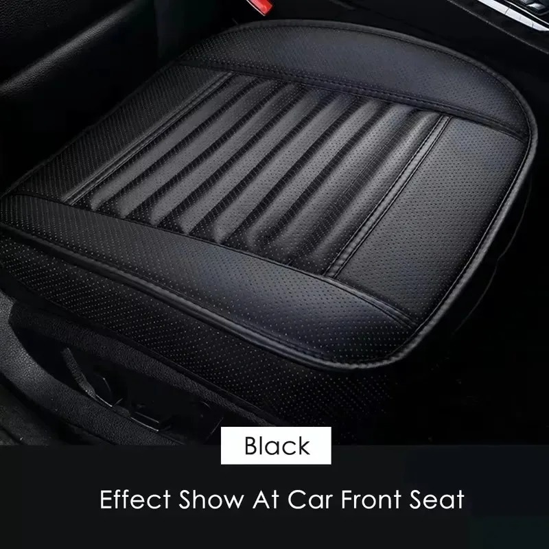 Car Seat Covers Protectors,Luxury PU Leather Breathable Car Interior Seat Cushion Pad Mat for Sedan SUV Truck Jeep Mini Van - Image 2