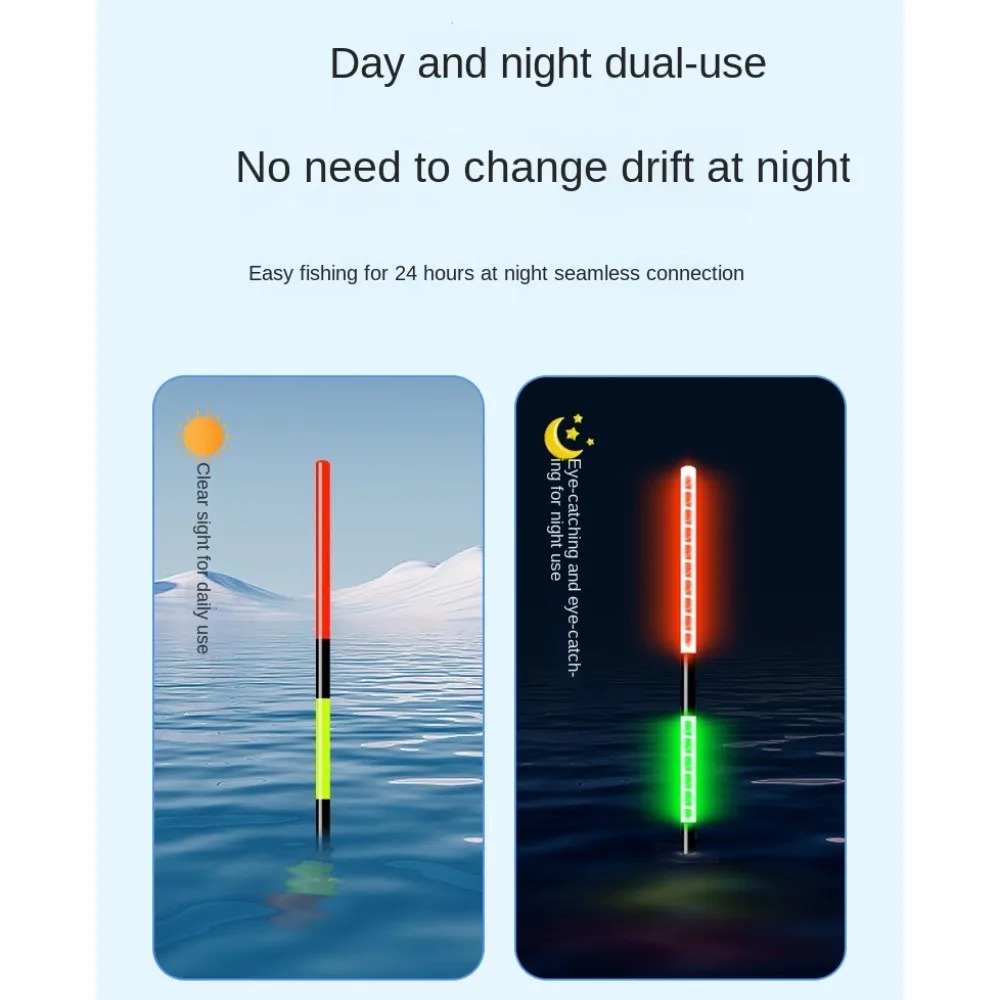 Smart Led Fishing Float Highly Sensitive Remind Buoy Gravity Sensor Glowing Electric Night Fishing Strobe Long Tail - Image 4