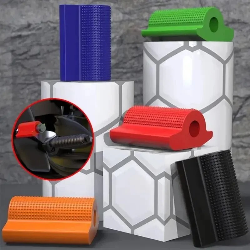 Universal Motorcycle Shift Gear Lever Pedal Rubber Cover Anti-skid Foot Peg Toe Gel Accessories for Honda Kawasaki Yamaha - Image 2