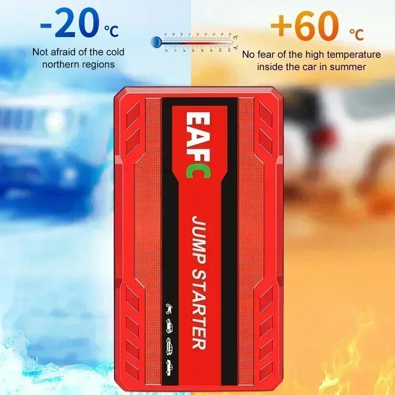 Car Jump Starter Battery Power Bank 600A Portable Emergency Starter Booster 12V Auto Starting Device for Petrol Vehicle Start - Image 2