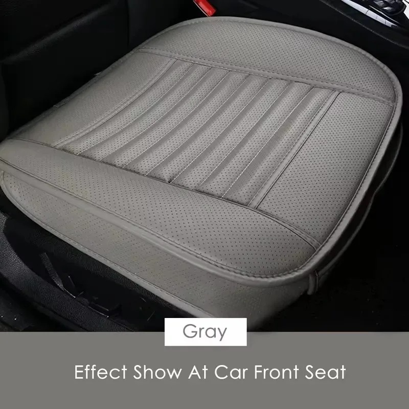 Car Seat Covers Protectors,Luxury PU Leather Breathable Car Interior Seat Cushion Pad Mat for Sedan SUV Truck Jeep Mini Van - Image 4