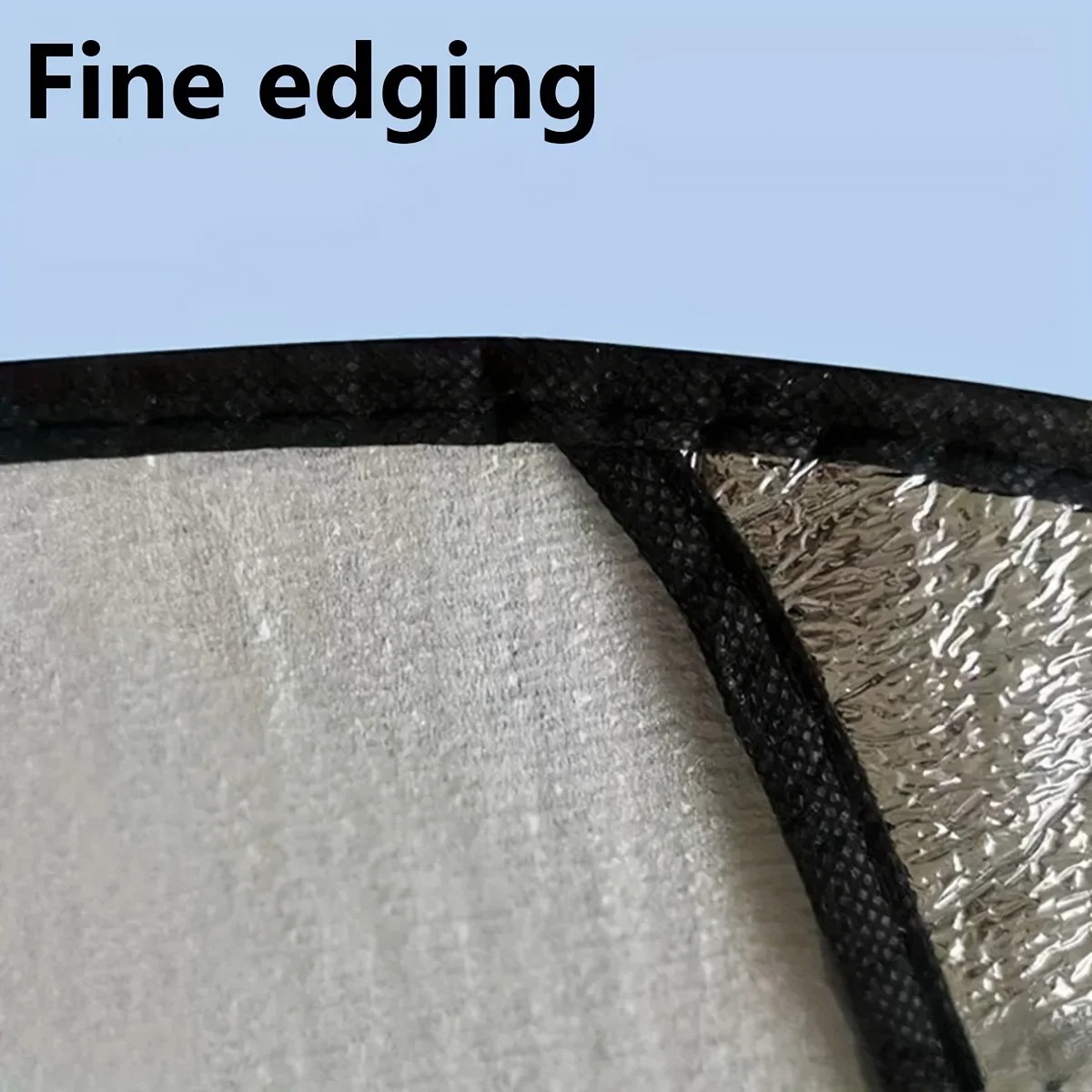 Car Steering Wheel Sun Shade Double Thick Sun Protection Foldable Anti-uv Sunscreen Car Supplies Car Steering Wheel Cover Silver - Image 6