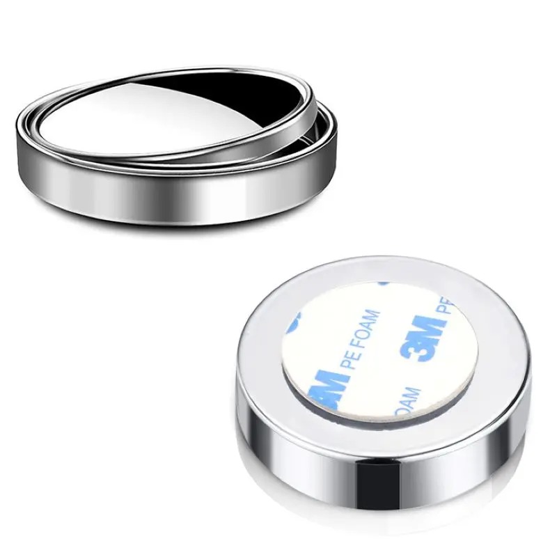 Car 360-degree adjustable blind spot rearview mirror Auxiliary rearview convex mirror Round frame Wide-angle rearview mirror - Image 4