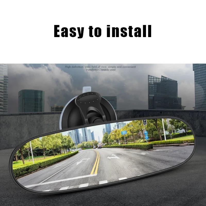 Universal Rearview Mirror Car-styling Interior Rear View Mirror Adjustable Suction Cup 360° Rotates Car Rear Mirror Accessories - Image 6