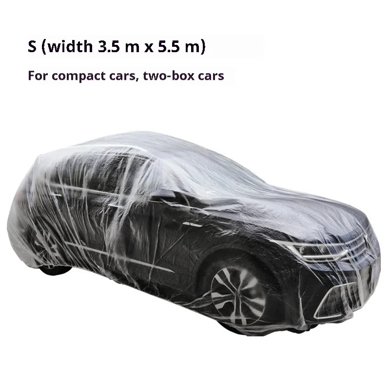 "Uv-Resistant" Premium Transparent Pe Car Cover - Waterproof, Dustproof & Scratch-Resistant For All Vehicles - Image 7